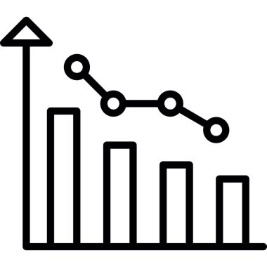 çubuk çizelgesi vektör illüstrasyonu
