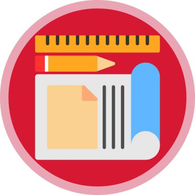 Kalem. Web simgesi basit tasarım