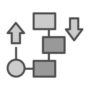 ağ vektörü ince çizgi simgesi