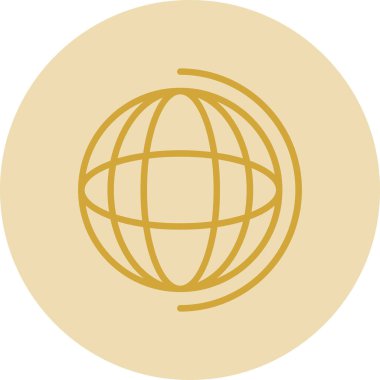 Yeryüzü ikonu vektör illüstrasyonuName                   