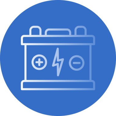 Pil. Web simgesi basit tasarım                       