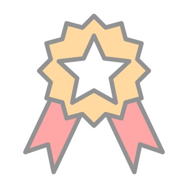 Ödül. Web simgesi basit illüstrasyon