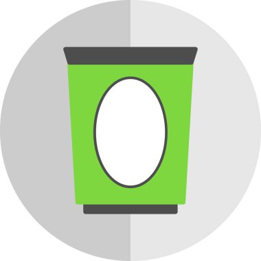 Dustbin web  icon. vector illustration.