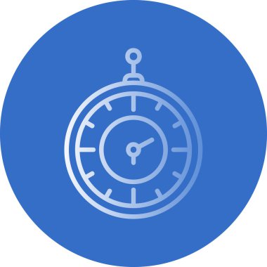 Eski saat web simgesi basit vektör illüstrasyonu 