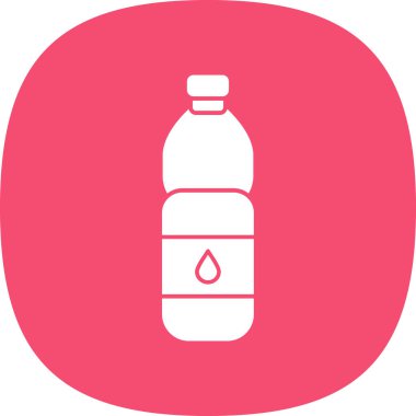 su şişesi ikonu vektör çizimi tasarımı 