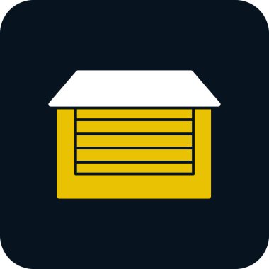 garaj simgesi vektör illüstrasyonu