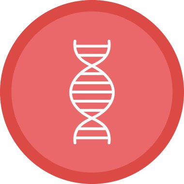 dna. Web simgesi basit illüstrasyon 