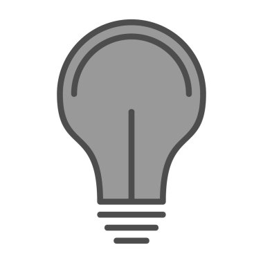 ampul izole edilmiş simge tasarımı, vektör illüstrasyonu 