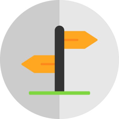 Ok simgesi. düz illüstrasyon vektörü