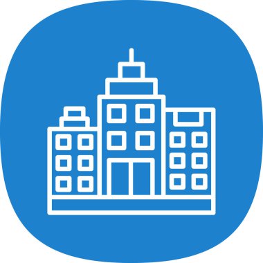 modern yapı web simgesi, vektör illüstrasyonu