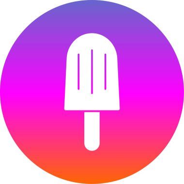 dondurma ikonu vektör illüstrasyonu