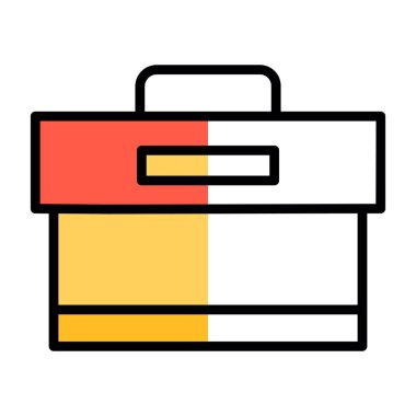 Çanta. Web simgesi basit tasarım