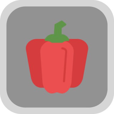 çan biberi simgesi, vektör illüstrasyonu