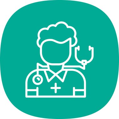 Doktor Simge vektör illüstrasyonu 