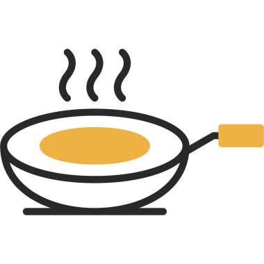 Bir kase sıcak çorba ikonu