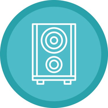 hoparlör vektör illüstrasyonu