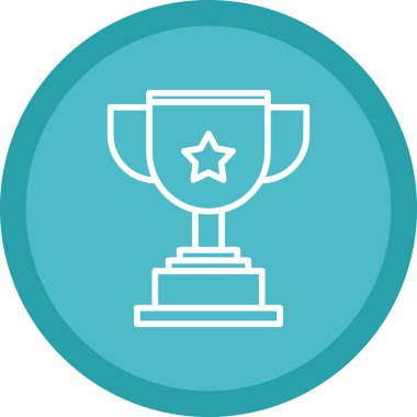 kupa vektör illüstrasyonu, simge ögesi arkaplanı                       