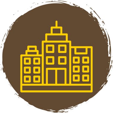 modern yapı web simgesi, vektör illüstrasyonu