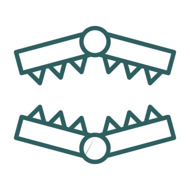 Noel ağacı çizgisi biçim vektör tasarımı