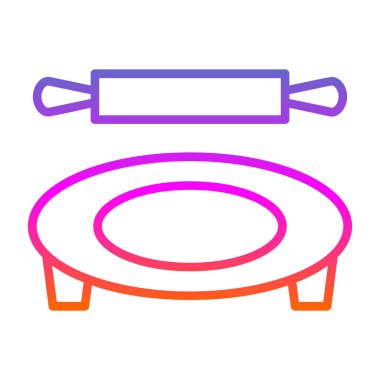 Tuvalet. Web simgesi basit illüstrasyon