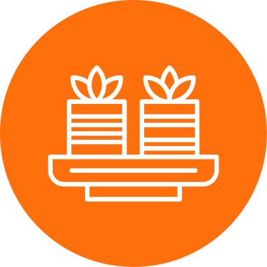 Gıda simgesinin vektör illüstrasyonu