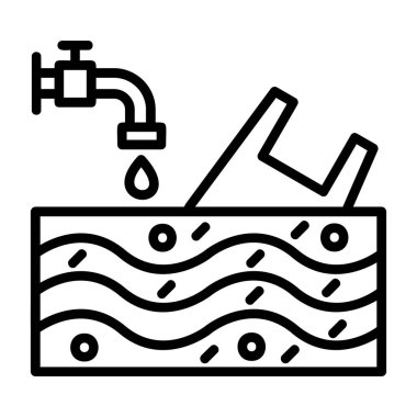 Su musluğu. Basit tasarım