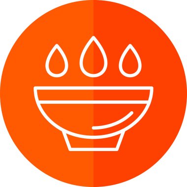 candle modern icon, vector illustration