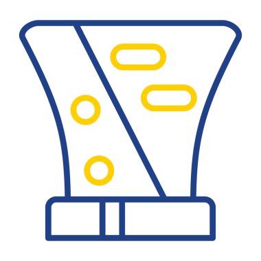 Mısır ikonu. Web için mısır vektör simgelerinin özet çizimi