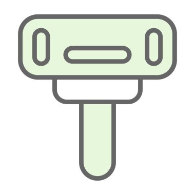 Modern b 'nin vektör illüstrasyonu eksik simgesi