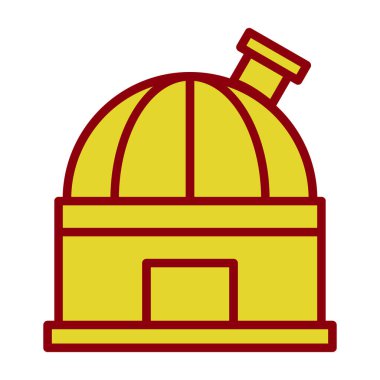 Bina. Web simgesi basit illüstrasyon