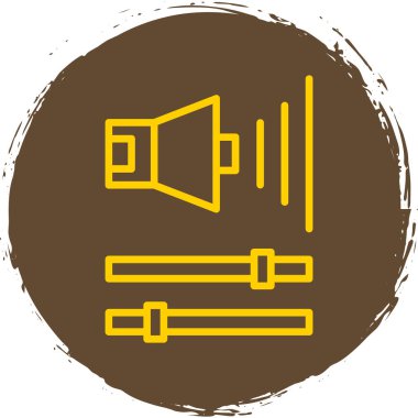 Ses Web simgesi, vektör çizim. 