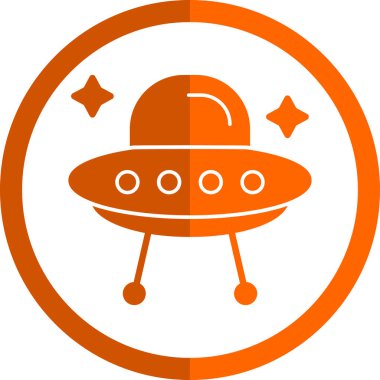 Uzaylı simgesi, vektör illüstrasyonu