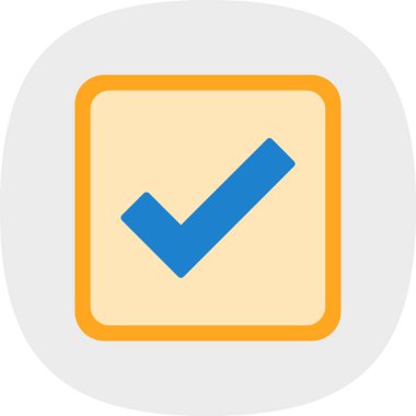 yaratıcı düz kontrol simgesi vektör illüstrasyonu