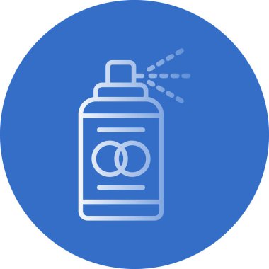 Sprey boya kutusu simgesi basit illüstrasyon