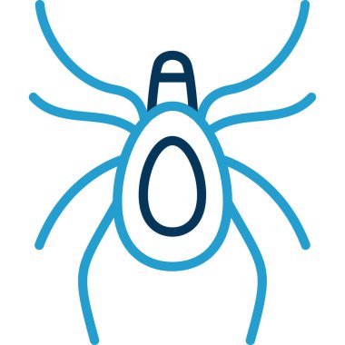 Böcek simgesinin vektör illüstrasyonu