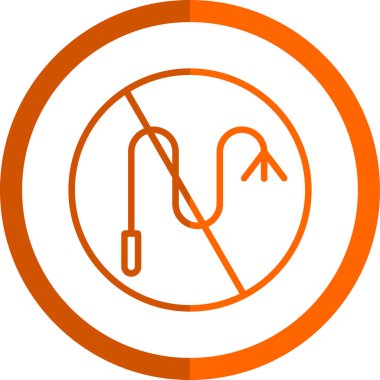 Sigara içmek yok. Web simgesi basit illüstrasyon