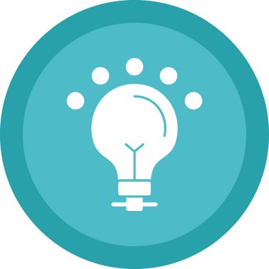 ampul simgesi, vektör illüstrasyon tasarımı