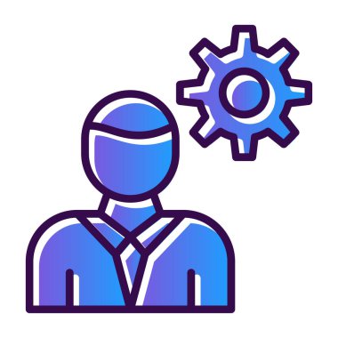 Employee businessman icon vector illustration