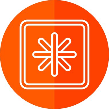 Bir simgenin vektör illüstrasyonu