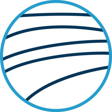 Mavi top vektör çizim