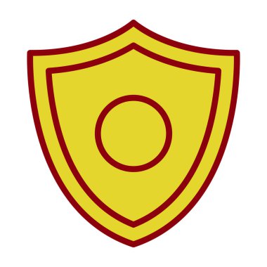 kalkan simgesi web basit illüstrasyon