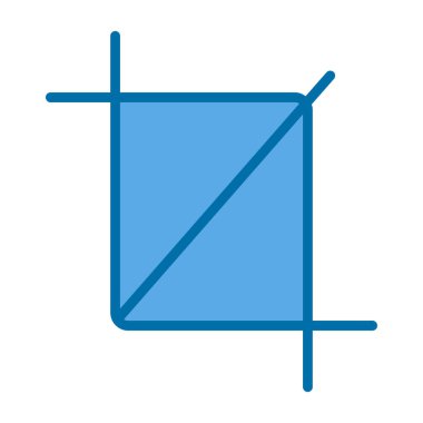 Kırpma işareti vektör illüstrasyonu