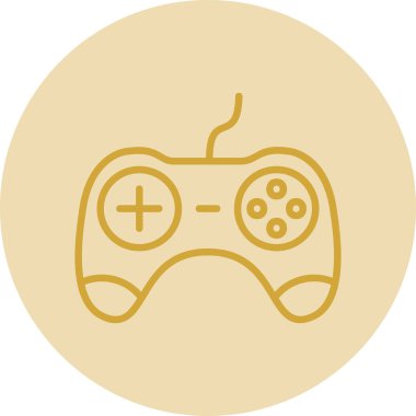 Gamepad Konsol vektör illüstrasyonu