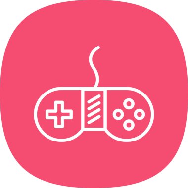 Gamepad Konsol vektör illüstrasyonu