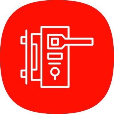 Kişisel ve ticari kullanım tasarımının illüstrasyon vektör simgesi