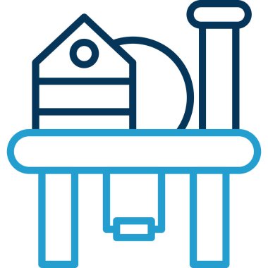 Yapı simgesinin vektör illüstrasyonu