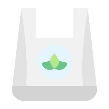 torba simgesi, vektör illüstrasyonu