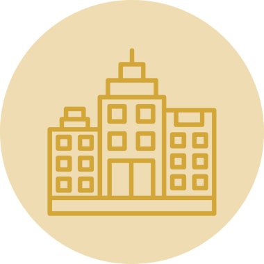 modern yapı web simgesi, vektör illüstrasyonu