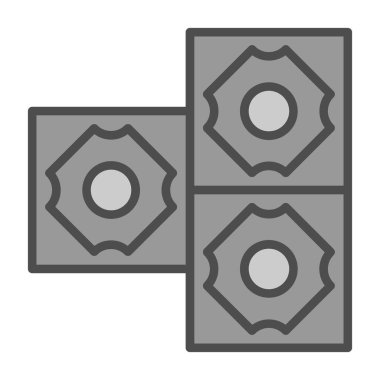 Kumarhane çipi ikonu. Beyaz arkaplanda izole edilmiş web tasarımı için kumarhane çipi vektör simgesi