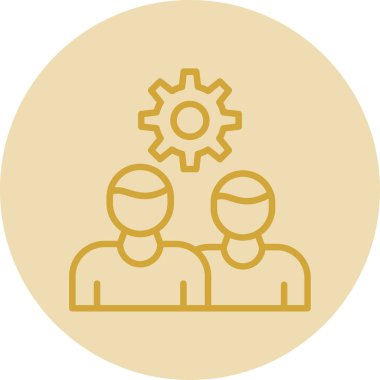 İnsan simgesinin vektör illüstrasyonu